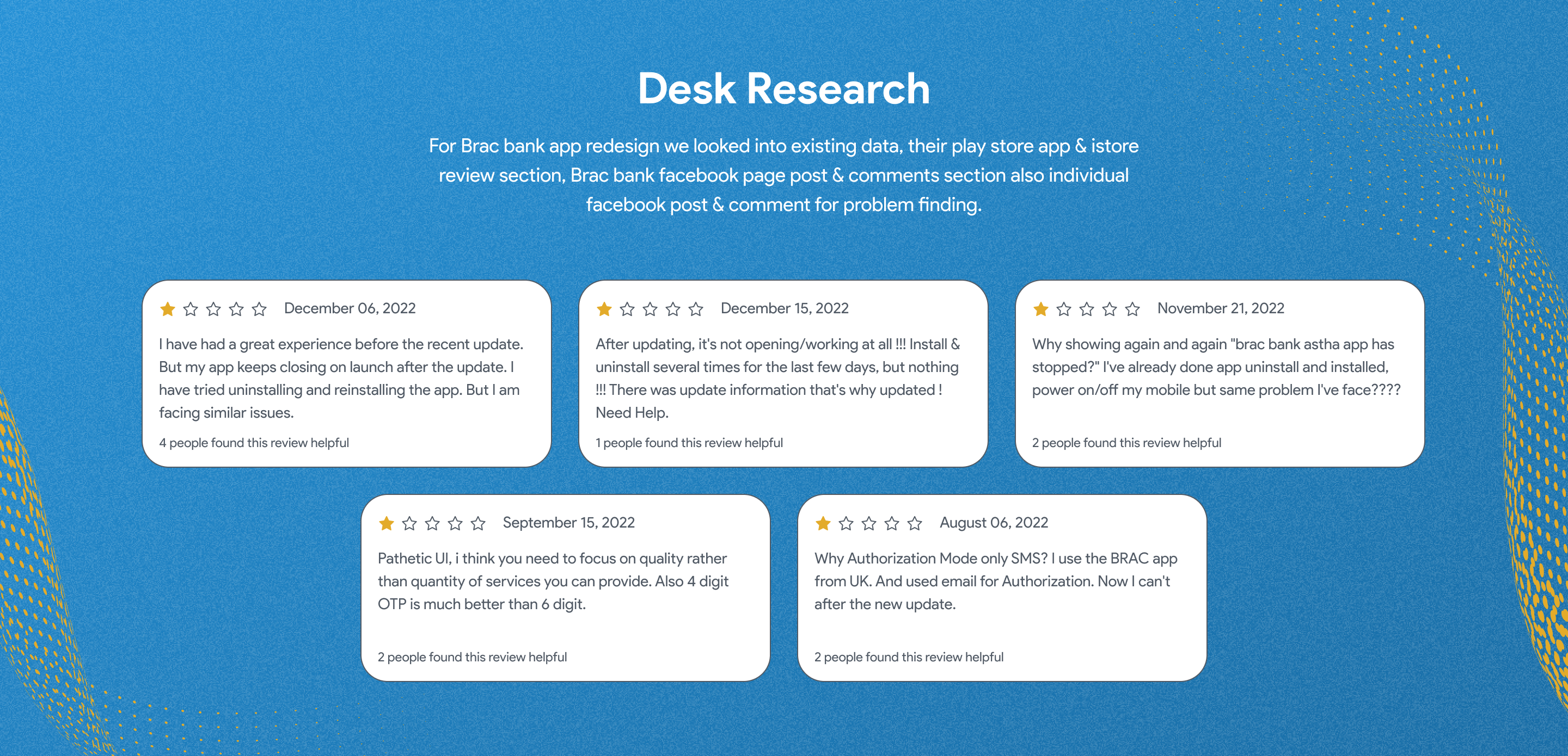 Sample of real one-star app store reviews highlighting recurring complaints